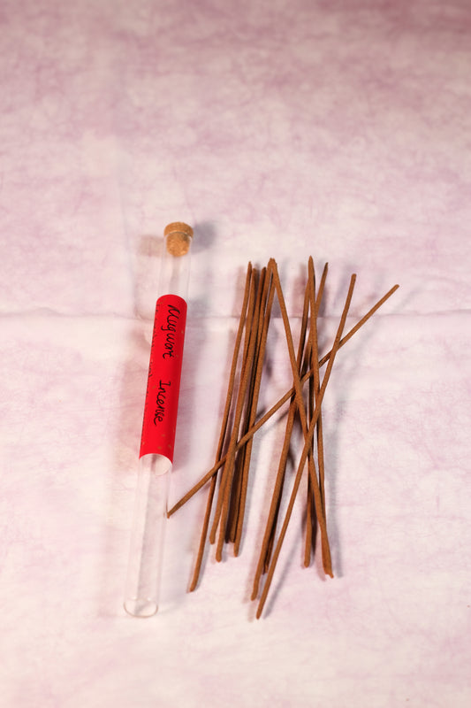 Mugwort Natural Incense - Herbal Calm - Handmade in NL