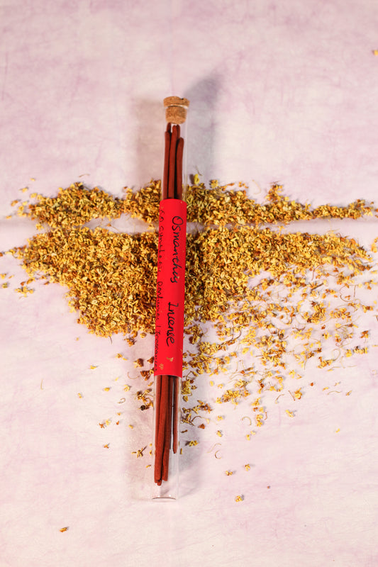Golden Osmanthus Incense - A Creamy Floral Warmth - Handmade in NL
