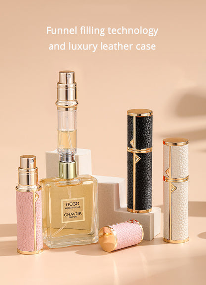 Travel Atomizer for Scents - Leather - Pearlita