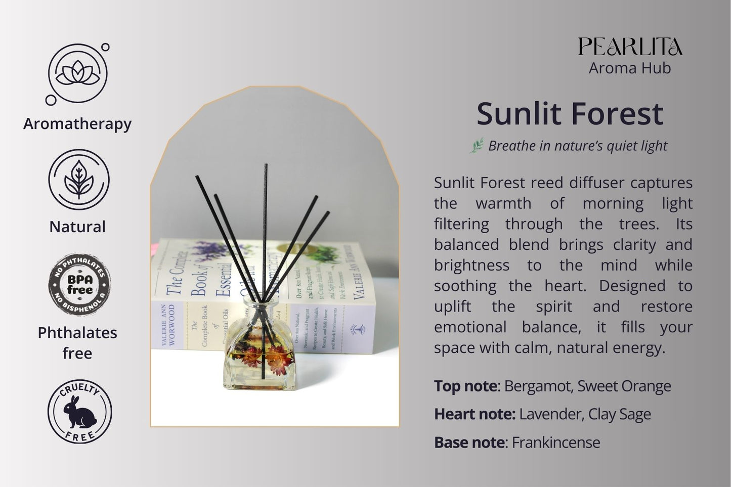 Anti-Depression - Sunlit Forest Natural Reed Diffuser 100ml