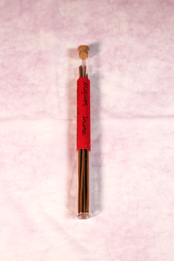 Mugwort Natural Incense - Herbal Calm - Handmade in NL